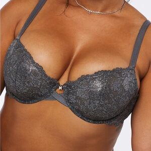 Bling Floral Lace Unlined Bra